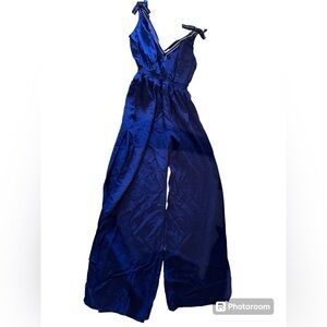 Kisuii dark blue beach romper size small